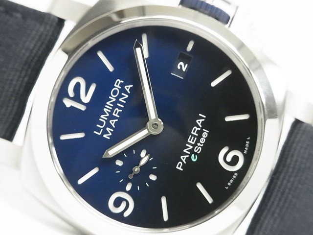 パネライ　ルミノール・マリーナ　ESteel™ Blu Profondo　世界500本限定　PAM01157 '22年購入 -  腕時計専門店THE-TICKEN(ティッケン) オンラインショップ