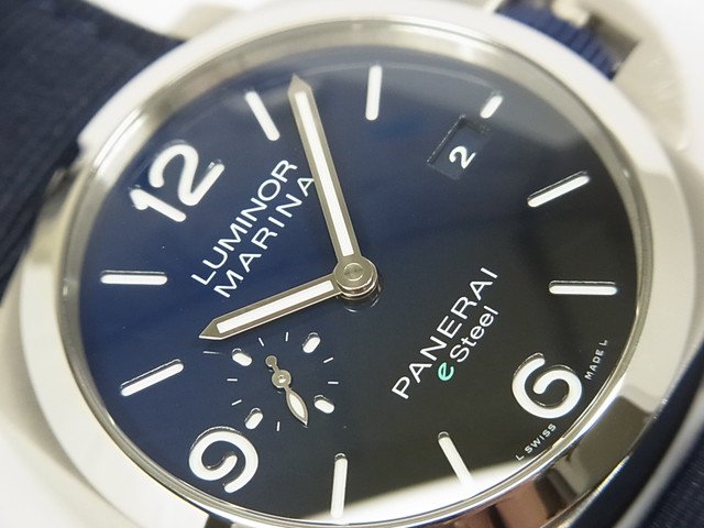 パネライ　ルミノール・マリーナ　ESteel™ Blu Profondo　世界500本限定　PAM01157 '22年購入 -  腕時計専門店THE-TICKEN(ティッケン) オンラインショップ