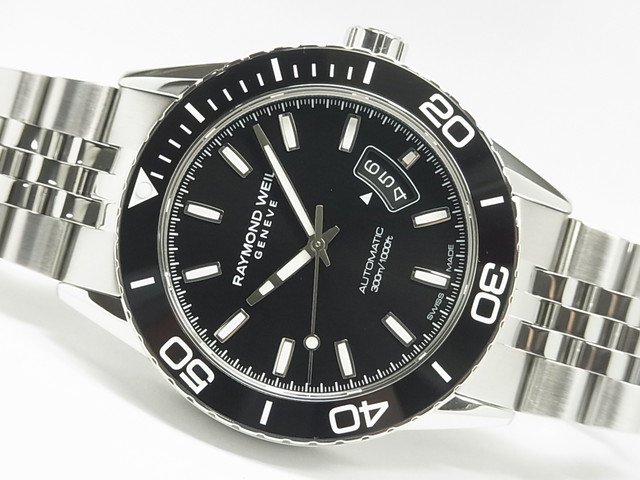レイモンドウィル　フリーランサー　ブラック　42mm　2760-ST1-20001 - 腕時計専門店THE-TICKEN(ティッケン)  オンラインショップ
