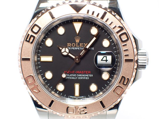 ロレックス ヨットマスター40 エバーローズゴールド・コンビ ブラック 116621 - 腕時計専門店THE-TICKEN(ティッケン)  オンラインショップ