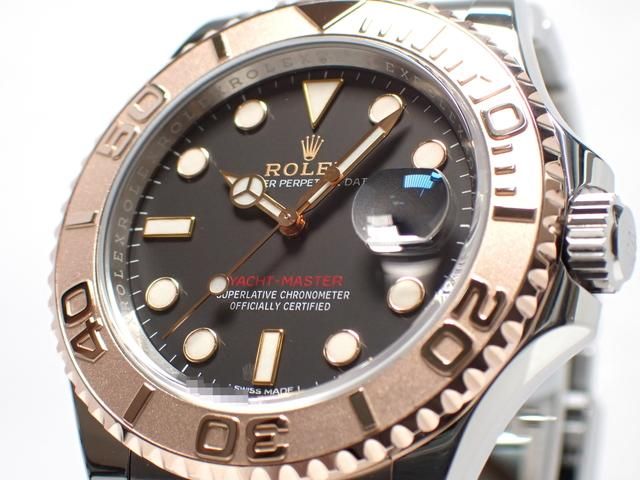 ロレックス ヨットマスター40 エバーローズゴールド・コンビ ブラック