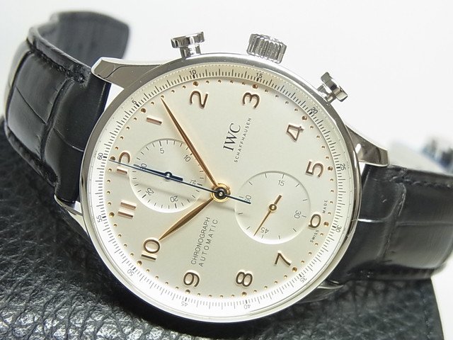 IWC　ポルトギーゼ・クロノグラフ　シルバー　IW371604　正規品 - 腕時計専門店THE-TICKEN(ティッケン) オンラインショップ