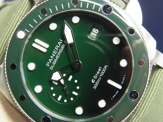 パネライ サブマーシブル サブマーシブル クアランタクアトロ Verde