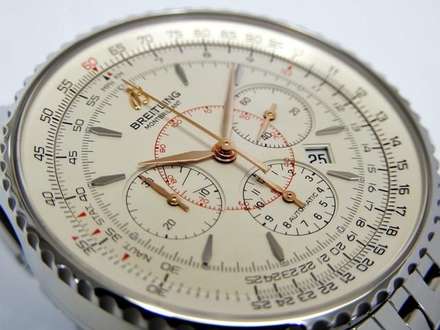 ブライトリング モンブリラン 38MM シルバー文字盤 A417G34NP 正規品 