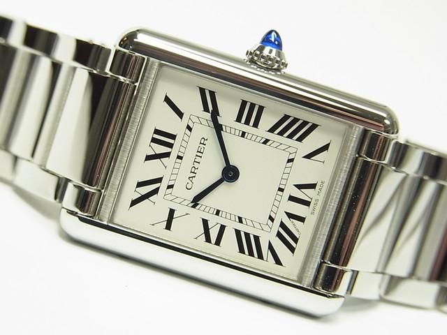 ☆美品 【CARTIER】カルティエ タンクマスト LM デイト WSTA0052 クォーツ メンズ_719172