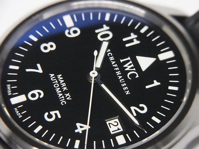 IWC パイロットウォッチ・マーク15 ブラック 革ベルト仕様 3253-001 - 腕時計専門店THE-TICKEN(ティッケン) オンラインショップ