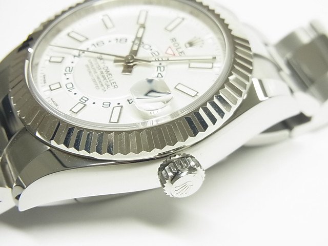 ロレックス　スカイドゥエラー　ホワイト文字盤　オイスターブレス　326934 - 腕時計専門店THE-TICKEN(ティッケン) オンラインショップ