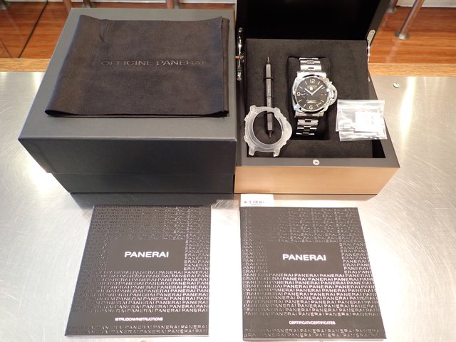 パネライ ルミノールマリーナ1950 3デイズ オートマティック アッチャイオ PAM00723 - 腕時計専門店THE-TICKEN(ティッケン)  オンラインショップ