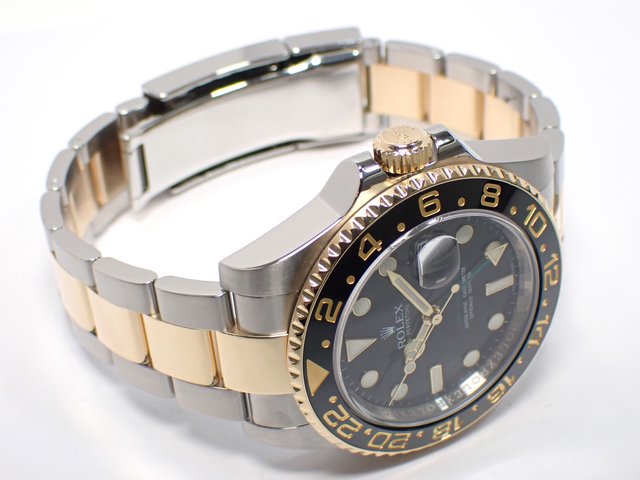 ロレックス　GMTマスターII　SS&YG　116713LN　V番 - 腕時計専門店THE-TICKEN(ティッケン) オンラインショップ