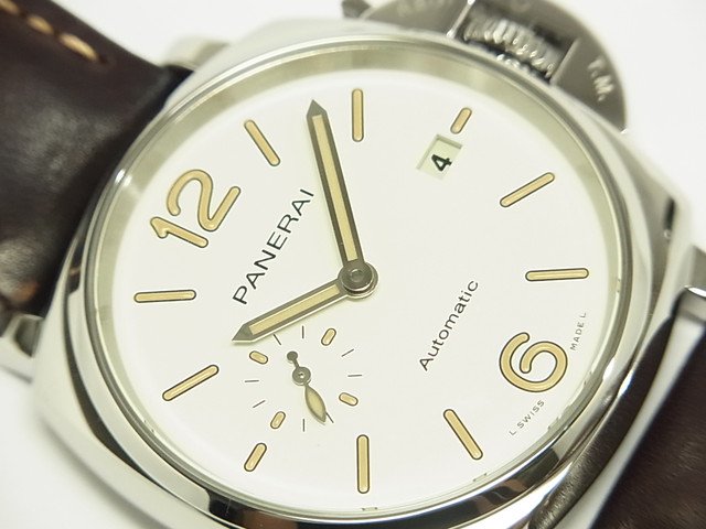 パネライ ルミノール・ドゥエ ホワイト PAM01046 42mm 正規 - 腕時計 ...