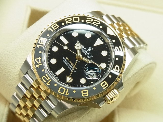 ロレックス　GMTマスターII　SS×YG　グレー/ブラックベゼル　126713GRNR - 腕時計専門店THE-TICKEN(ティッケン)  オンラインショップ
