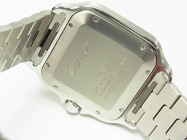 カルティエ サントス ドゥ カルティエ LM グリーン WSSA0062 - 腕時計