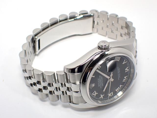 ロレックス デイトジャスト 36MM ブラックローマン 116200 ロレックス デイトジャスト 36MM ブラックローマン 116200