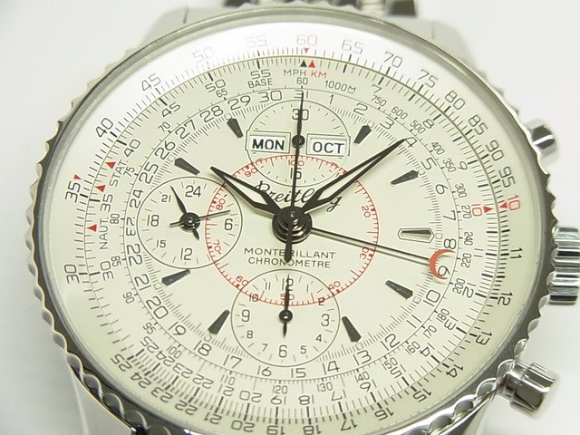 ブライトリング　モンブリラン・ダトラ　シルバー文字盤　A213G18NP - 腕時計専門店THE-TICKEN(ティッケン) オンラインショップ