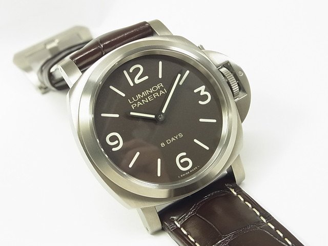 パネライ ルミノール ベース 8デイズ チタニオ PAM00562 S番 正規品 - 腕時計専門店THE-TICKEN(ティッケン) オンラインショップ