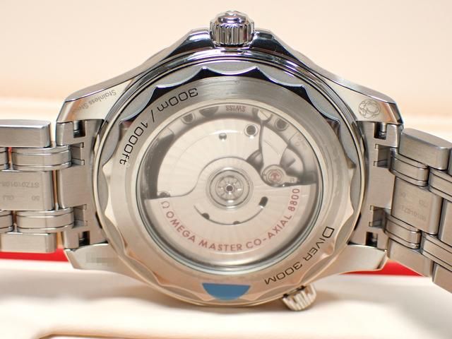 オメガ シーマスター・ダイバー300M ブラック文字盤 42MM ブレス