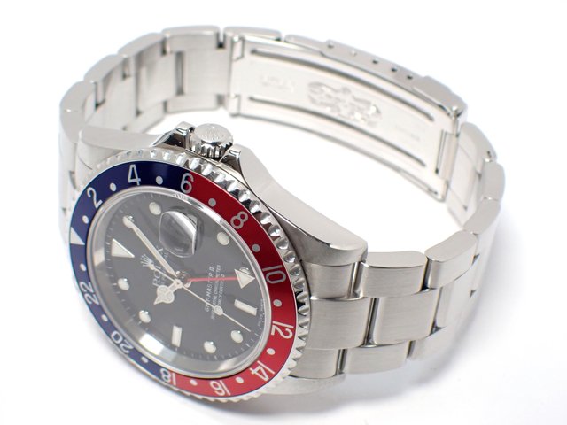 ロレックス GMTマスターII 赤青ベゼル 16710 F番 - 腕時計専門店THE 