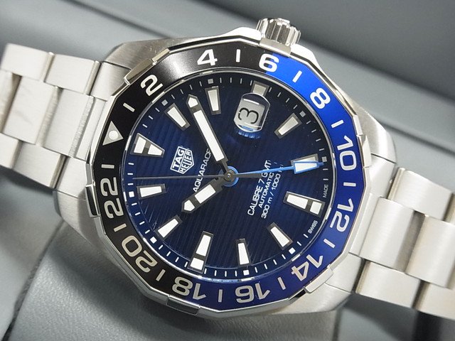 タグホイヤー　アクアレーサー　キャリバー7・GMT　WAY201T.BA0927　正規品 - 腕時計専門店THE-TICKEN(ティッケン)  オンラインショップ