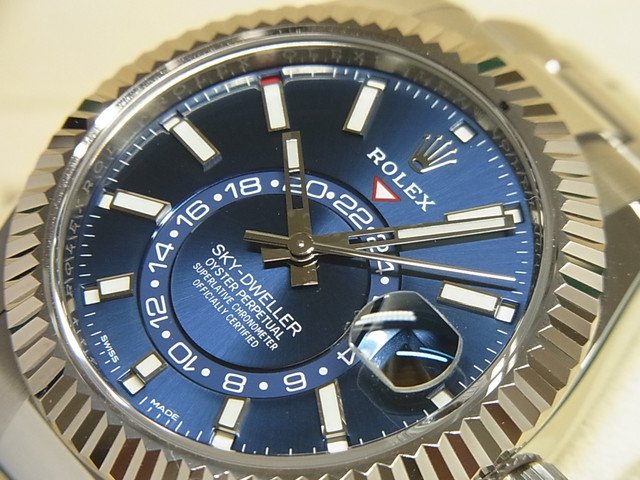 ロレックス スカイドゥエラー ブルー文字盤 326934 '21年購入 - 腕時計 