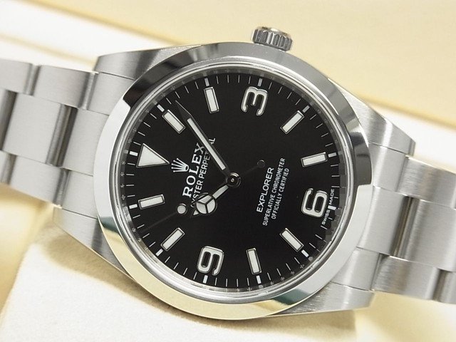 ロレックス　エクスプローラーI　39MM　214270　前期型　鏡面バックル - 腕時計専門店THE-TICKEN(ティッケン) オンラインショップ
