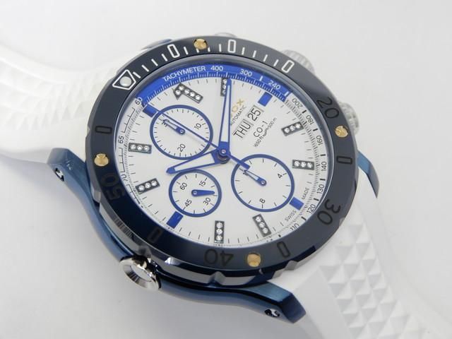 オフショアリミテッド　アナログ腕時計 クロノグラフ EDOX（エドックス）クロノオフショア1 クォーツ シリーズ