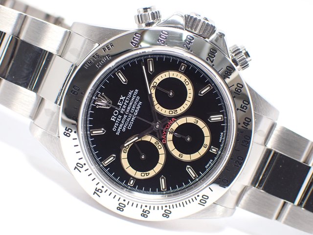 ロレックス　デイトナ・エルプリメロ　ブラック　16520　U番 - 腕時計専門店THE-TICKEN(ティッケン) オンラインショップ