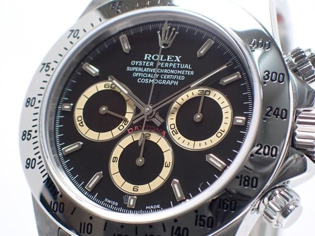 ロレックス デイトナ・エルプリメロ ブラック 16520 U番 - 腕時計専門