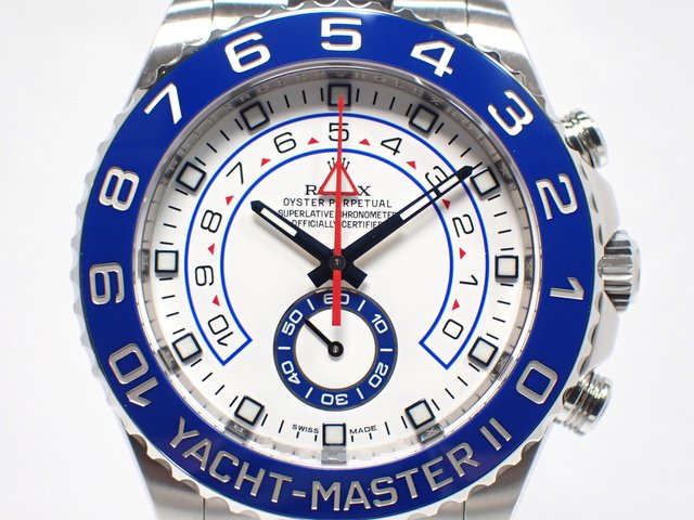 ロレックス ヨットマスターII Ref.116680 '17年 メーカーOH済 - 腕時計 