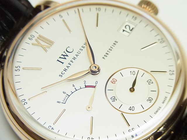 IWC ポートフィノ・ハンドワインド 8デイズ 18Kレッドゴールド IW510107 - 腕時計専門店THE-TICKEN(ティッケン)  オンラインショップ