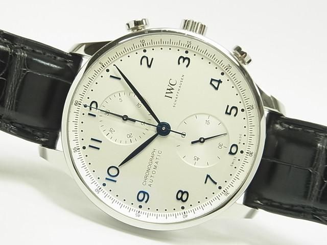 IWC ポルトギーゼ・クロノ シルバー×ブルー Ref.IW371605 - 腕時計専門 ...