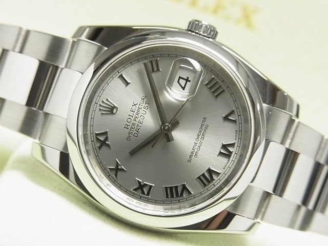 ロレックス　デイトジャスト36　グレーローマ　Ref.116200 - 腕時計専門店THE-TICKEN(ティッケン) オンラインショップ