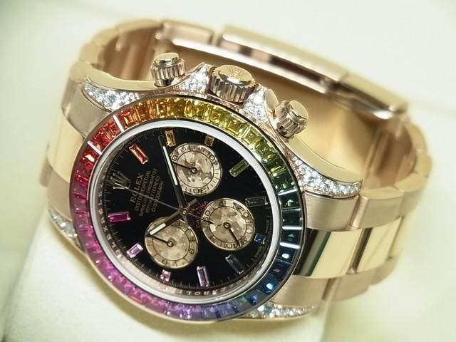 ロレックス デイトナ レインボー エバーRG 116595RBOW 未使用品