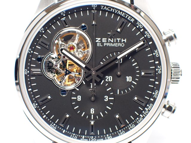 ゼニス　クロノマスター・エルプリメロ オープン　限定25本　革ベルト仕様 - 腕時計専門店THE-TICKEN(ティッケン) オンラインショップ