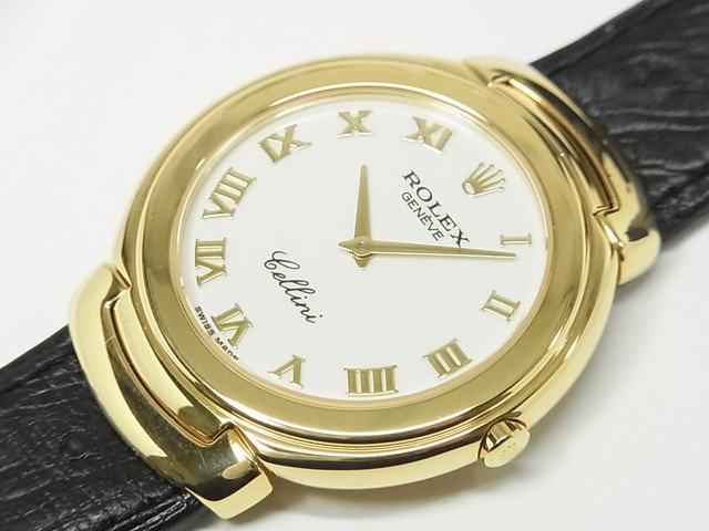 ロレックス　チェリーニ　ホワイトローマン　36MM　18KYG　Ref.6623/8　 - 腕時計専門店THE-TICKEN(ティッケン)  オンラインショップ