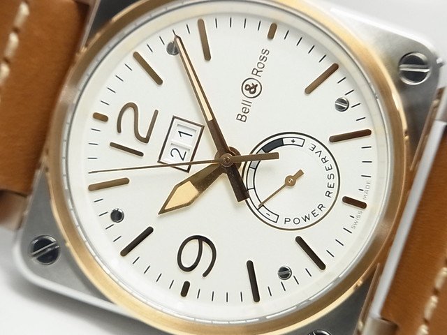 ベルu0026ロス アヴィエーション BR03-90 グランドデイト＆パワーリザーブ - 腕時計専門店THE-TICKEN(ティッケン) オンラインショップ