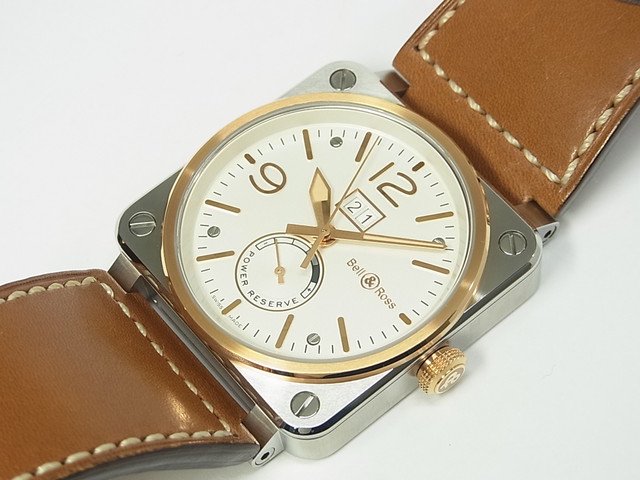 ベルu0026ロス アヴィエーション BR03-90 グランドデイト＆パワーリザーブ - 腕時計専門店THE-TICKEN(ティッケン) オンラインショップ