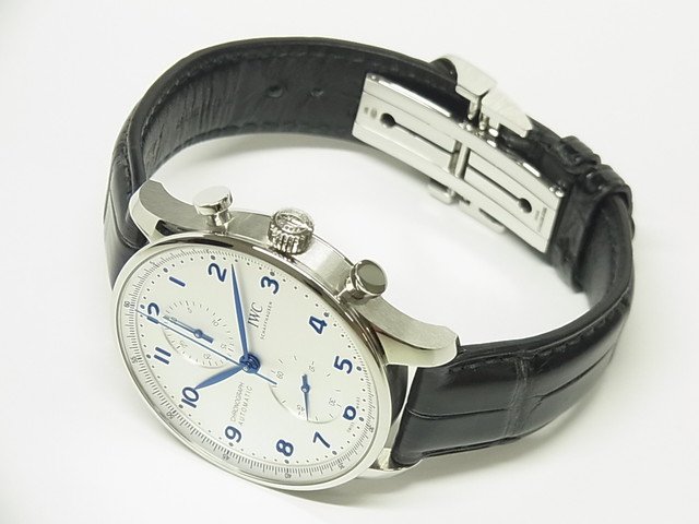 IWC ポルトギーゼ・クロノグラフ シルバー IW371605 正規品 - 腕時計 