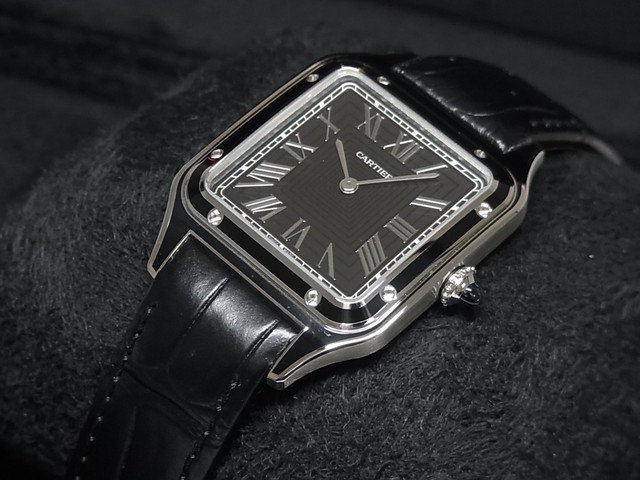 カルティエ サントス デュモン LM ブラックラッカー WSSA0046 未使用品 - 腕時計専門店THE-TICKEN(ティッケン)  オンラインショップ