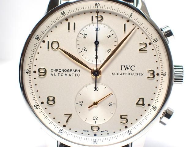 IWC ポルトギーゼ・クロノグラフ シルバー×金針 IW371445 正規品 - 腕時計専門店THE-TICKEN(ティッケン) オンラインショップ