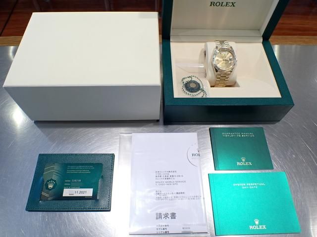 ROLEX デイデイト10pダイヤ　シャンパン純正文字盤　cal.3055用 デイトジャスト 10P 新ダイヤ シャンパン文字盤 コンビ | ROLEX