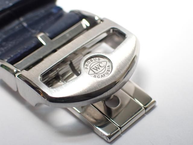 IWC ポルトギーゼ・クロノグラフ シルバー×青針 IW371605 正規品