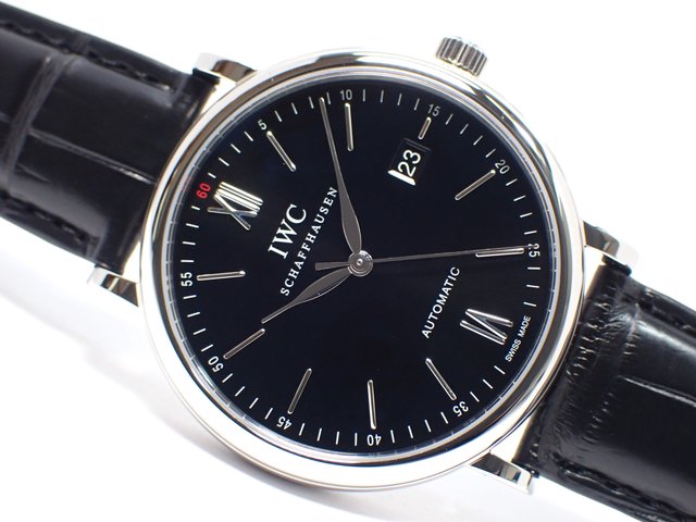 IWC ポートフィノ・オートマティック 40MM ブラック IW356502 正規品 - 腕時計専門店THE-TICKEN(ティッケン)  オンラインショップ