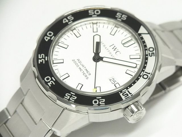 IWC アクアタイマー・オートマティック 2000 ホワイト文字盤 IW356809 - 腕時計専門店THE-TICKEN(ティッケン)  オンラインショップ