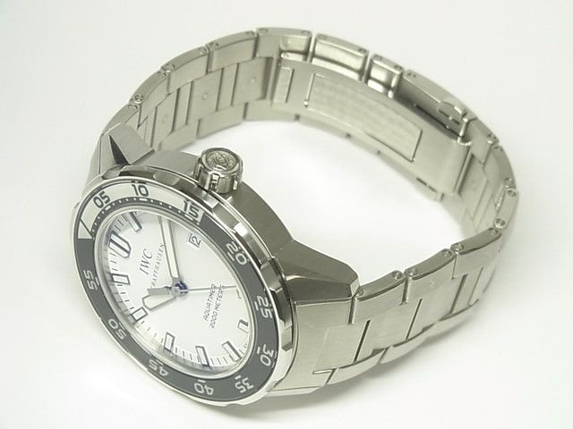 IWC アクアタイマー・オートマティック 2000 ホワイト文字盤 IW356809 - 腕時計専門店THE-TICKEN(ティッケン)  オンラインショップ