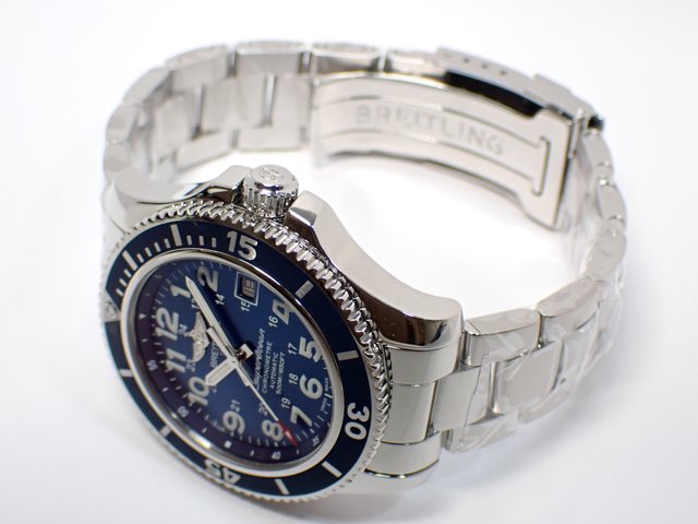ブライトリング　スーパーオーシャンII　42　ブルー　ブレス仕様　A17365 - 腕時計専門店THE-TICKEN(ティッケン) オンラインショップ