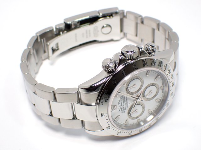 ロレックス デイトナ ステンレス ホワイト 116520 F番 - 腕時計専門店 