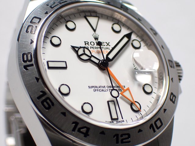 ロレックス　エクスプローラーII　216570　ホワイト　'20年購入 - 腕時計専門店THE-TICKEN(ティッケン) オンラインショップ