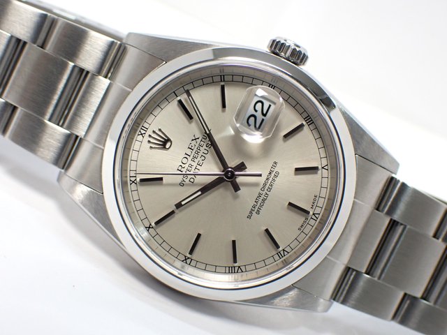 ロレックス デイトジャスト シルバー・バー 16200 A番 - 腕時計専門店 