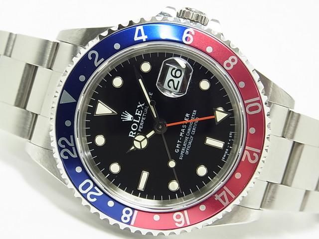 ROLEX ロレックス　GMTべゼル ロレックス GMTマスター 1987年～1988年製 Ref.16700 ペプシベゼル