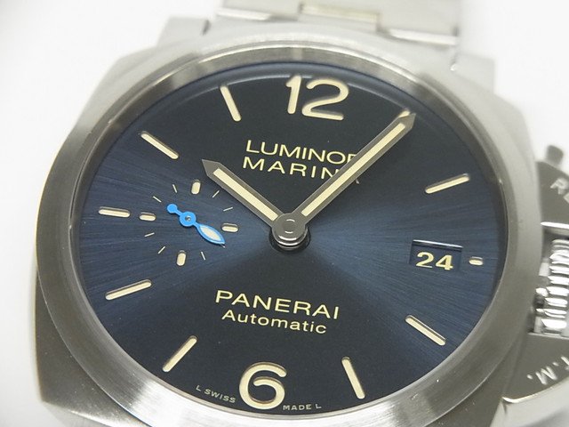 パネライ ルミノール・マリーナ 42MM ブルーダイヤル PAM01028 - 腕時計専門店THE-TICKEN(ティッケン) オンラインショップ